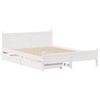 vidaXL Estructura de cama sin colch&oacute;n madera maciza de pino 160x200 cm