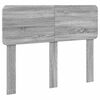 vidaXL Cabecero Gris Sonoma Madera contrachapada