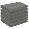 vidaXL Tela para Mesa 5 uds. Rectangular Gris Claro 110 x 160 cm
