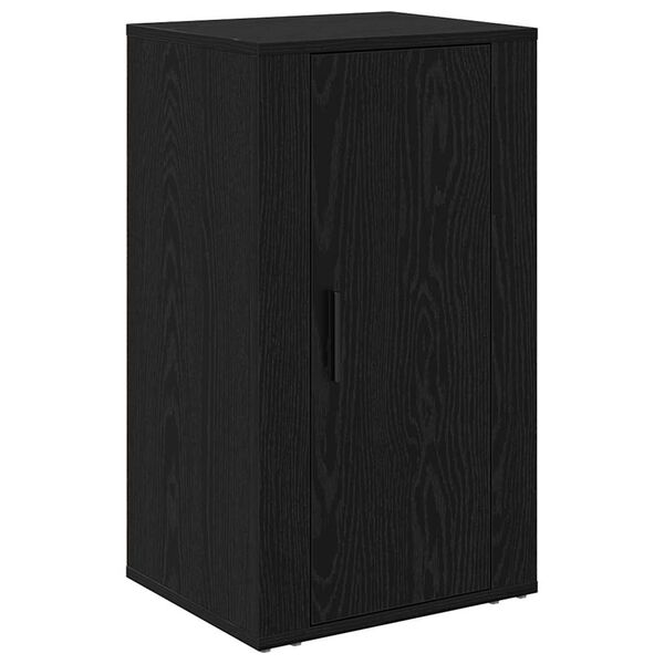 vidaXL Vitrina Roble Negro 40 x 33 x 70 cm Madera contrachapada