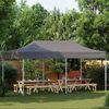 vidaXL Carpa de fiesta desplegable plegable antracita