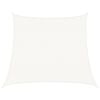 vidaXL Toldo de vela HDPE blanco 160 g/m&sup2; 4/5x4 m