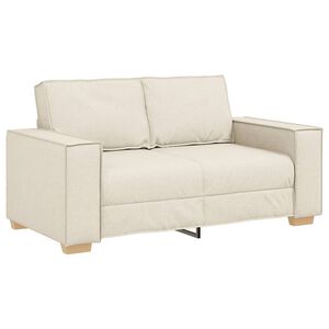 vidaXL Sof&aacute; de 2 plazas de lino, 160x78x84 cm
