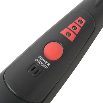 vidaXL Detector de metales de puntero negro y rojo