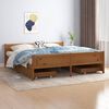 vidaXL Estructura de cama 4 cajones madera pino marr&oacute;n miel 180x200 cm