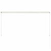 vidaXL Toldo retr&aacute;ctil 250x150 cm crema