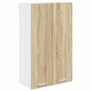 vidaXL Mueble colgante con puerta Roble Sonoma 60 x 31 x 100 cm