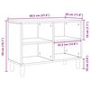 vidaXL Gabinete de TV Marrón 69.5 x 30 x 50 cm Madera contrachapada