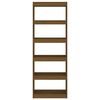 vidaXL Estanter&iacute;a/divisor de espacios pino marr&oacute;n miel 60x30x167,5 cm