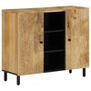 vidaXL Armario auxiliar madera maciza de mango 90x33x75 cm