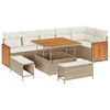 vidaXL Conjunto de sof&aacute;s de jard&iacute;n 11 uds. 9-N&uacute;mero de plazas