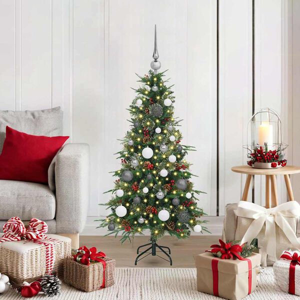 vidaXL &Aacute;rbol de Navidad artificial con ramas articuladas Verde 120 cm