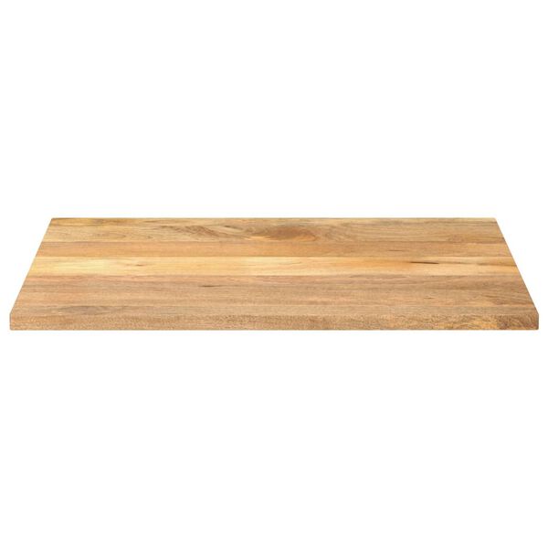 vidaXL Tablero de mesa rectangular madera maciza mango 110x80x3,8 cm