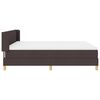 vidaXL Cama tipo Box Spring Marr&oacute;n Oscuro 200 x 180 cm Poli&eacute;ster