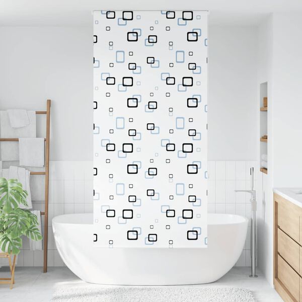 vidaXL Estor enrollable para ducha tela 90x240 cm ancho 86 cm