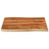 vidaXL Tablero de mesa rectangular borde natural acacia 90x60x3,8 cm
