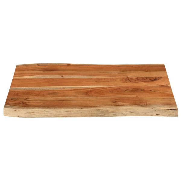 vidaXL Tablero de mesa rectangular borde natural acacia 90x60x3,8 cm