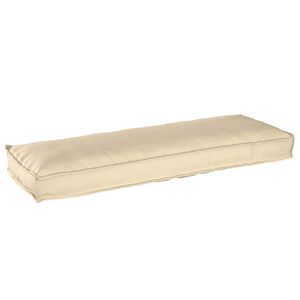 vidaXL Coj&iacute;n Beige 120 x 40 x 8 cm Tela Oxford