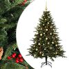 vidaXL &Aacute;rbol de Navidad artificial con bolas 120 cm 150 LED