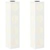 vidaXL Luz de camino LED solar 2 pcs Acero laminado en fr&iacute;o