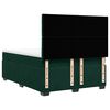 vidaXL Cama box spring con colch&oacute;n terciopelo verde oscuro 140x200 cm