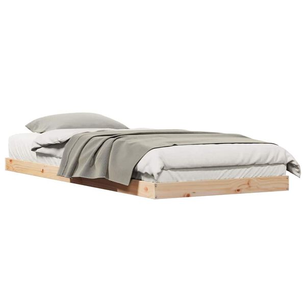 vidaXL Estructura de cama Natural 213.5 x 104 x 9 cm