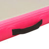 vidaXL Esterilla inflable de gimnasia con bomba 300x100x10 cm PVC rosa