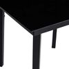 vidaXL Conjunto de Comedor de Jard&iacute;n 5 pcs Negro rat&aacute;n sint&eacute;tico