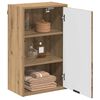 vidaXL Gabinete de Ba&ntilde;o con puerta Roble artesanal 39 x 23,5 x 65 cm