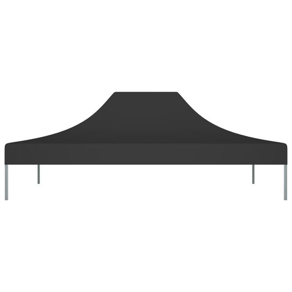 vidaXL Techo de carpa para celebraciones negro 4,5x3 m 270 g/m²