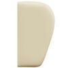 vidaXL Oreja de cabecero Crema 40 x 23 x 6 cm PVC