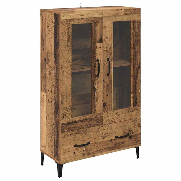 vidaXL Alacena con caj&oacute;n Madera Vieja 70 x 31 x 115 cm