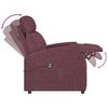 vidaXL Sillón elevable tela morado