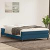 vidaXL Cama box spring sin colch&oacute;n azul oscuro terciopelo 160x220 cm