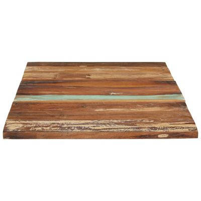 vidaXL Tablero de mesa madera maciza reciclada 140x60x(2,5-2,7) cm
