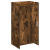 vidaXL Armario Zapatero con puerta Roble Ahumado 48 x 36 x 92 cm
