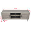 vidaXL Mueble para TV gris 120x40x45 cm