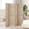 vidaXL Puerta de Armario con puerta 4 pcs Natural 140.5 x 2 x 59.5 cm