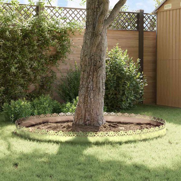 vidaXL Borduras para c&eacute;sped 30 pcs Plateado 103 x 0,05 x 22 cm