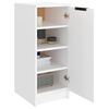 vidaXL Mueble zapatero de madera contrachapada blanco 30x35x70 cm