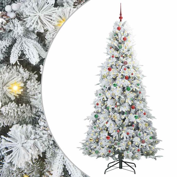 vidaXL &Aacute;rbol de Navidad artificial con ramas articuladas 240 cm