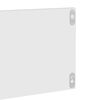 vidaXL Estante de pared 4 uds madera contrachapada blanco 80x11,5x18cm