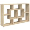 vidaXL Estanter&iacute;a pared madera ingenier&iacute;a roble Sonoma 85x16x52,5 cm