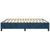 vidaXL Estructura de cama con somier terciopelo azul oscuro 180x200cm