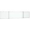 vidaXL Pizarra magn&eacute;tica plegable aluminio 200x40x1,7 cm