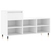 vidaXL Zapatero madera contrachapada blanco 102x36x60 cm