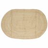 vidaXL Alfombra de &aacute;rea Natural y Blanco 152 x 245 cm yute