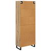 vidaXL Aparador alto con caj&oacute;n 2 pcs Roble artesanal