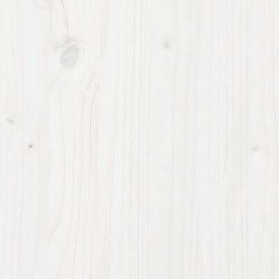 vidaXL Mesa plantación con estantes madera pino blanco 82,5x45x86,5 cm