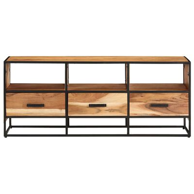 vidaXL Mueble para la TV madera maciza de acacia 110x30x45 cm